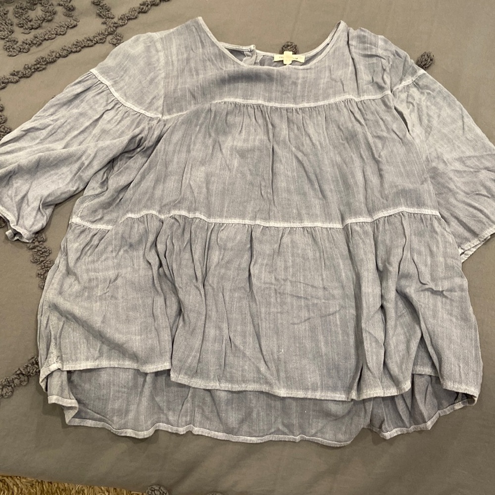 TEA AND ROSE loose boho top